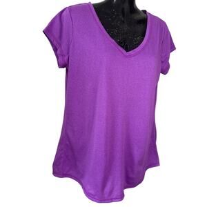 🌟Xersion Purple Short Sleeves Women’s Active Wear Size L